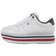 Sneakersy Tommy Hilfiger Piped Flatform Sneaker FW0FW04702-0KP Rwb - małe zdjęcie