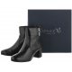 Botki Caprice Czarne 9-25330-25 022 Black Nappa - małe zdjęcie