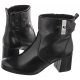 Botki Caprice Czarne 9-25330-25 022 Black Nappa - małe zdjęcie