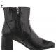 Botki Caprice Czarne 9-25330-25 022 Black Nappa - małe zdjęcie