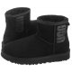 Buty UGG W Classic Mini Ugg Rubber Logo 1108231 W/BLK - małe zdjęcie