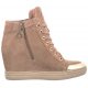 Sneakersy Carinii Beżowe B7083-O17-000-000-B88 - małe zdjęcie