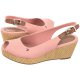 Koturny Tommy Hilfiger Iconic Elba Sling Back Wedge FW0FW04788-TQS Soothing Pink - małe zdjęcie