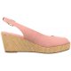 Koturny Tommy Hilfiger Iconic Elba Sling Back Wedge FW0FW04788-TQS Soothing Pink - małe zdjęcie