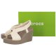 Sandały Crocs Brooklyn High Wedge W Stucco/Mushroom 206222-16T - małe zdjęcie