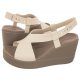 Sandały Crocs Brooklyn High Wedge W Stucco/Mushroom 206222-16T - małe zdjęcie