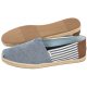 Espadryle Toms Alpargata Rope Navy Chambray/Stripes 10016291 - małe zdjęcie