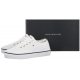 Tenisówki Tommy Hilfiger Corporate Flatform Sneaker FW0FW04259-100 White - małe zdjęcie