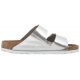 Klapki Birkenstock Arizona BS Soft Footbed Silver 1005961 - małe zdjęcie