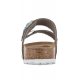 Klapki Birkenstock Arizona BS Soft Footbed Silver 1005961 - małe zdjęcie