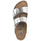 Klapki Birkenstock Arizona BS Soft Footbed Silver 1005961 - małe zdjęcie