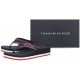 Japonki Tommy Hilfiger Tommy Mid Wedge Beach Sandal FW0FW05661-DW5 Desert Sky - małe zdjęcie