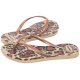 Japonki Havaianas Slim Animals FC Sand Grey/Rose Go 4103352-4879