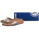 Klapki Birkenstock Madrid BS Graceful Taupe 1020632 - małe zdjęcie
