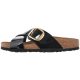 Klapki Birkenstock Sienna Big Buckle Patent Black 1021296 - małe zdjęcie