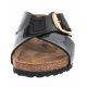 Klapki Birkenstock Sienna Big Buckle Patent Black 1021296 - małe zdjęcie