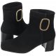 Botki Caprice Czarne 9-25307-27 004 Black Suede - małe zdjęcie