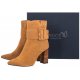 Botki Caprice Brązowe 9-25319-27 624 Curcuma Suede - małe zdjęcie