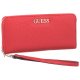 Portfel Guess Alby Slg Large Zip Around Red SWVG74 55460 - małe zdjęcie