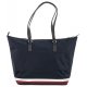 Torebka Tommy Hilfiger Poppy Tote Corp Women AW0AW10437 0GY - małe zdjęcie