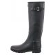 Kalosze Hunter Refined Tall Wave Texture Black WFT2047RMA - małe zdjęcie