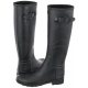 Kalosze Hunter Refined Tall Wave Texture Black WFT2047RMA - małe zdjęcie
