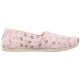 Espadryle Toms Alpargata Barely Pink Foil Bee Mine Print 10017801 - małe zdjęcie
