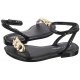 Sandały Melissa Dare + Camila Coutinho 33569/AA243 Black/Gold - małe zdjęcie