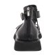 Sandały Venezia Czarne 44422Y801 BLACK - małe zdjęcie
