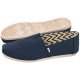 Espadryle Toms Alpargata Navy Recycled Cotton Canvas 10017660