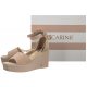 Sandały Carinii Beżowe B7882-R88-R46-000-F09 - małe zdjęcie