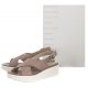 Sandały Geox D Laudara B Dk Beige D15MPB 000CL C5005 - małe zdjęcie