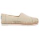 Espadryle Toms Alpargata Platform Rope Natural Heavy Twill 10017830 - małe zdjęcie
