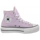 Trampki Converse CT All Star Lift Hi Pale Amethyst/White/Black A01178C - małe zdjęcie
