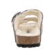 Klapki Birkenstock Arizona Shearling Stone Coin 1017403 - małe zdjęcie