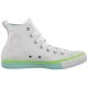 Trampki Converse CT All Star Hi White/Light Dew/Lime Rave A00543C - małe zdjęcie