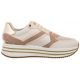 Sneakersy Geox D Kency B Off White/Dk Skin D16QHB 08522 C1Q5Q - małe zdjęcie