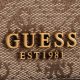 Portfel Guess Aviana Slg Card & Coin Purse Latte/Black SWJB84 14440 - małe zdjęcie
