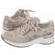 Sneakersy Rieker Beżowe N4327-80 Metallic - małe zdjęcie