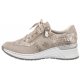 Sneakersy Rieker Beżowe N4327-80 Metallic - małe zdjęcie