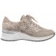 Sneakersy Rieker Beżowe N4327-80 Metallic - małe zdjęcie