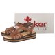 Sandały Rieker Brązowe 62918-22 Brown - małe zdjęcie