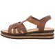 Sandały Rieker Brązowe 62918-22 Brown - małe zdjęcie