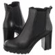 Botki Tamaris Czarne 1-25457-29 001 Black - małe zdjęcie