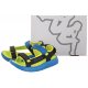 Sandałki Kappa Kana Mf K 260886MFK/6011 Blue/Black - małe zdjęcie