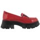 Mokasyny Venezia Czerwone 13165 COMB RED - małe zdjęcie