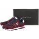 Sneakersy Tommy Hilfiger Low Cut Lace-Up Sneaker Bordeaux/Blue T3B9-32492-1450A240 - małe zdjęcie