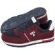 Sneakersy Tommy Hilfiger Low Cut Lace-Up Sneaker Bordeaux/Blue T3B9-32492-1450A240 - małe zdjęcie