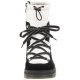 Śniegowce Caprice Czarne/Białe 9-26230-29 061 Black/White - małe zdjęcie