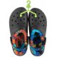 Klapki Crocs Classic Lined Spray Dye Clog K Black/Multi 208081-0C4 - małe zdjęcie